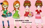 时尚卡通美女