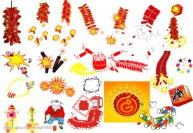 鞭炮（部分素材为位图）