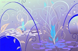韩国矢量精美花纹