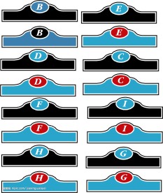 矢量字母数字