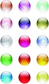 梦幻花纹水晶球图标