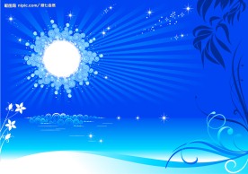 漂亮花纹背景