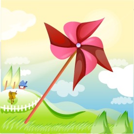 矢量春季风景系列39