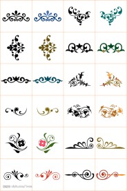 中国古典花纹1