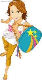 矢量时尚美女