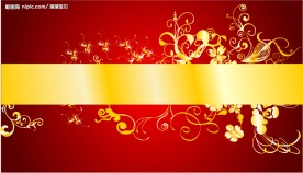 华丽 金色 花纹