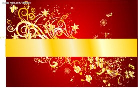 华丽 金色 花纹