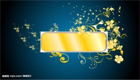 华丽 金色 花纹
