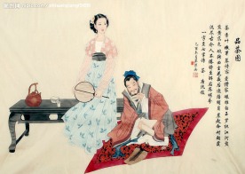 品茶图