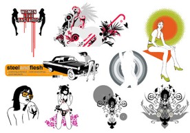 潮流性感女性元素