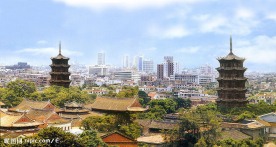 泉州市全景图