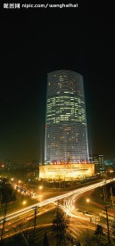 北京建筑,京广中心夜景