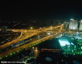 北京风景,城市夜景