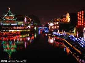 秦淮河夜景