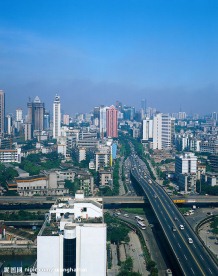 上海城市风景,上海道路素材
