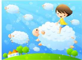 韩国儿童节矢量图