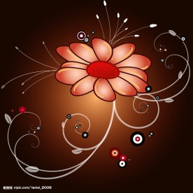 矢量花纹