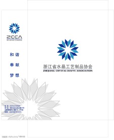 水晶工艺手提袋矢量
