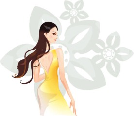 时尚矢量美女18