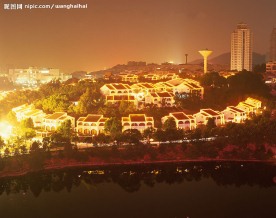 珠海城市素材，珠海夜景