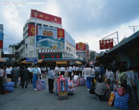 深圳城市风景，城市商业建筑
