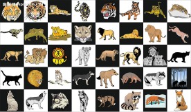 虎豹狮子狼狐狸