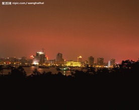 珠海城市素材，珠海夜景