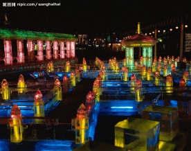 珠海城市风景，珠海夜景素材