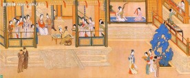 《汉宫春晓》局部图
