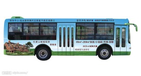 房地产车体广告，右侧面