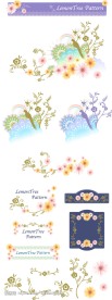韩国矢量花纹元素