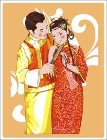 结婚婚庆矢量素材