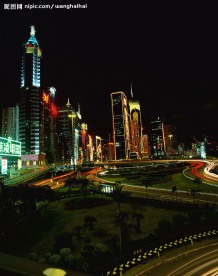 珠海城市风景，珠海夜景