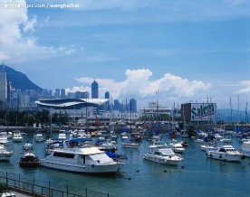 香港城市素材，香港海景