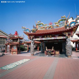 香港城市素材，香港寺庙