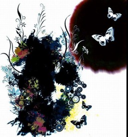 精品水墨花纹