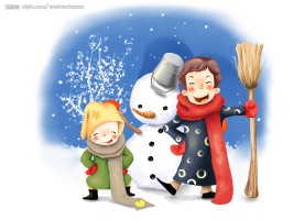 冬日雪人