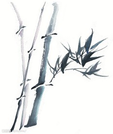 国画竹子