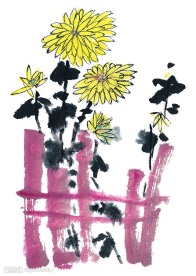 国画菊花