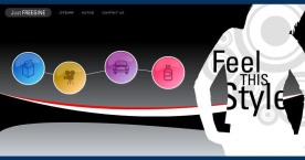 韩国女性风格FLASH导航菜单