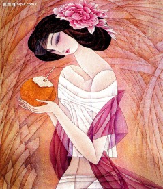 工笔重彩 人物图