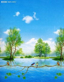 自然风景画