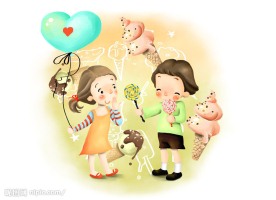 儿童友谊插画系列