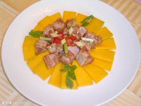 豉汁南瓜蒸排骨
