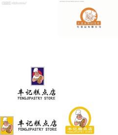 丰记糕点店LOGO