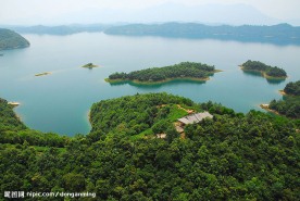 直升机航拍茶岛
