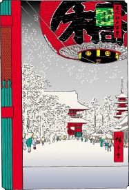 日本浮仕绘与彩绘[风景和人物]