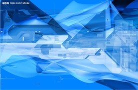 蓝色科技背景分层高清晰图300