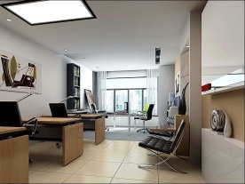书房效果图3d模型