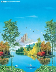 自然风景画